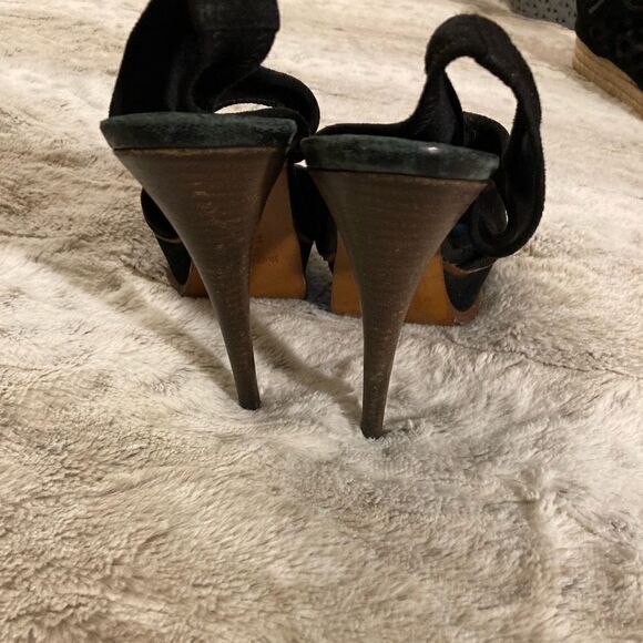 𝅺: : YSL Yves Saint Laurent Platform Sandals Stiletto Heels : :​ - Picture 2 of 15